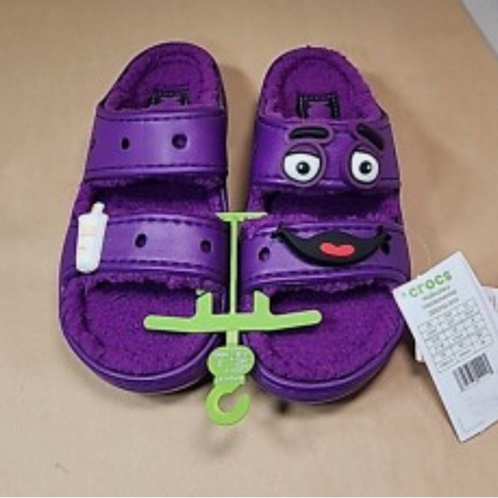 CROCS x McDonald’s purple grimace